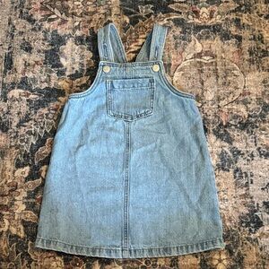 Old Navy Light Blue Kids Overall Dress